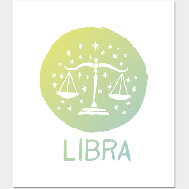 Libra Wall Art by Very Simple Graph